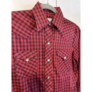 75. Vintage H Bar C western shirt; size Small